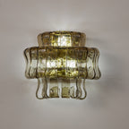 Valena Ripple Glass Wall Sconce