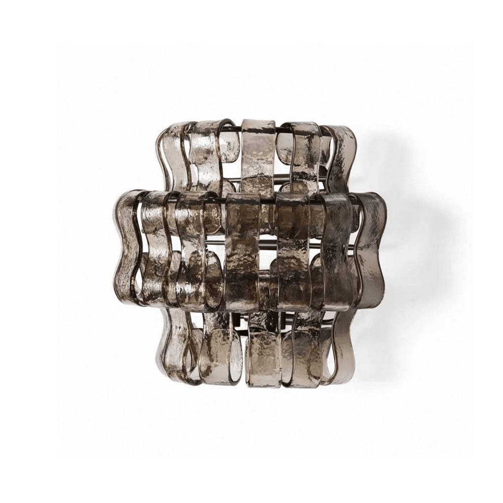 Valena Ripple Glass Wall Sconce