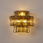 Valena Ripple Glass Wall Sconce