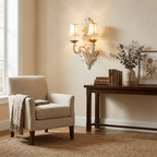 Amelie Resin Leaf Wall Sconce
