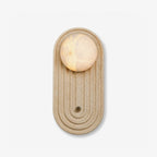 Valenne Stone Globe Wall Sconce
