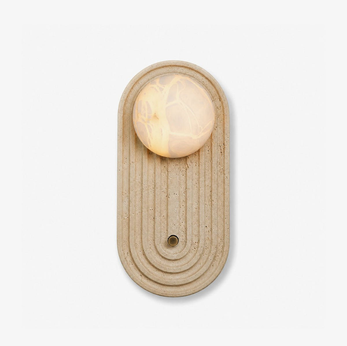 Valenne Stone Globe Wall Sconce