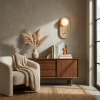 Valenne Stone Globe Wall Sconce