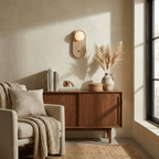 Valenne Stone Globe Wall Sconce