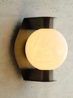 Alabaster Orb Alabaster Sconce