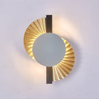 Gilded Fan Wall Lamp