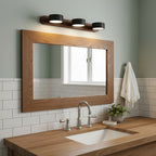 Black Travertine Duo Wall Light