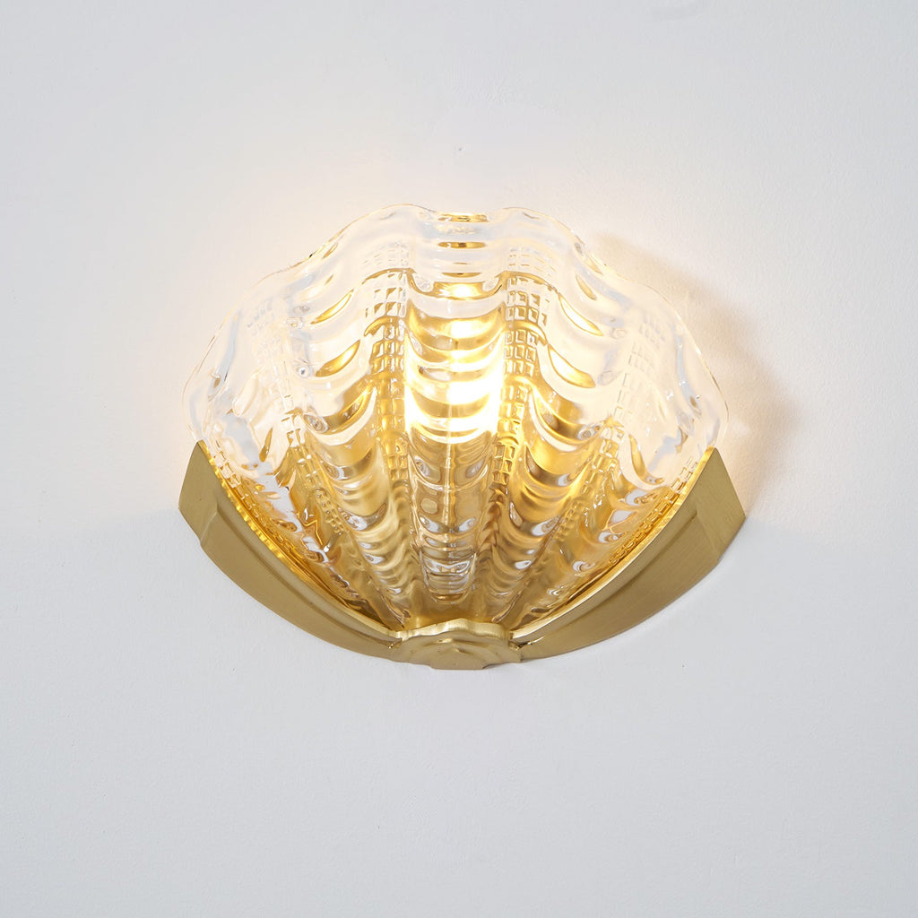Art Deco Scallop Wall Light