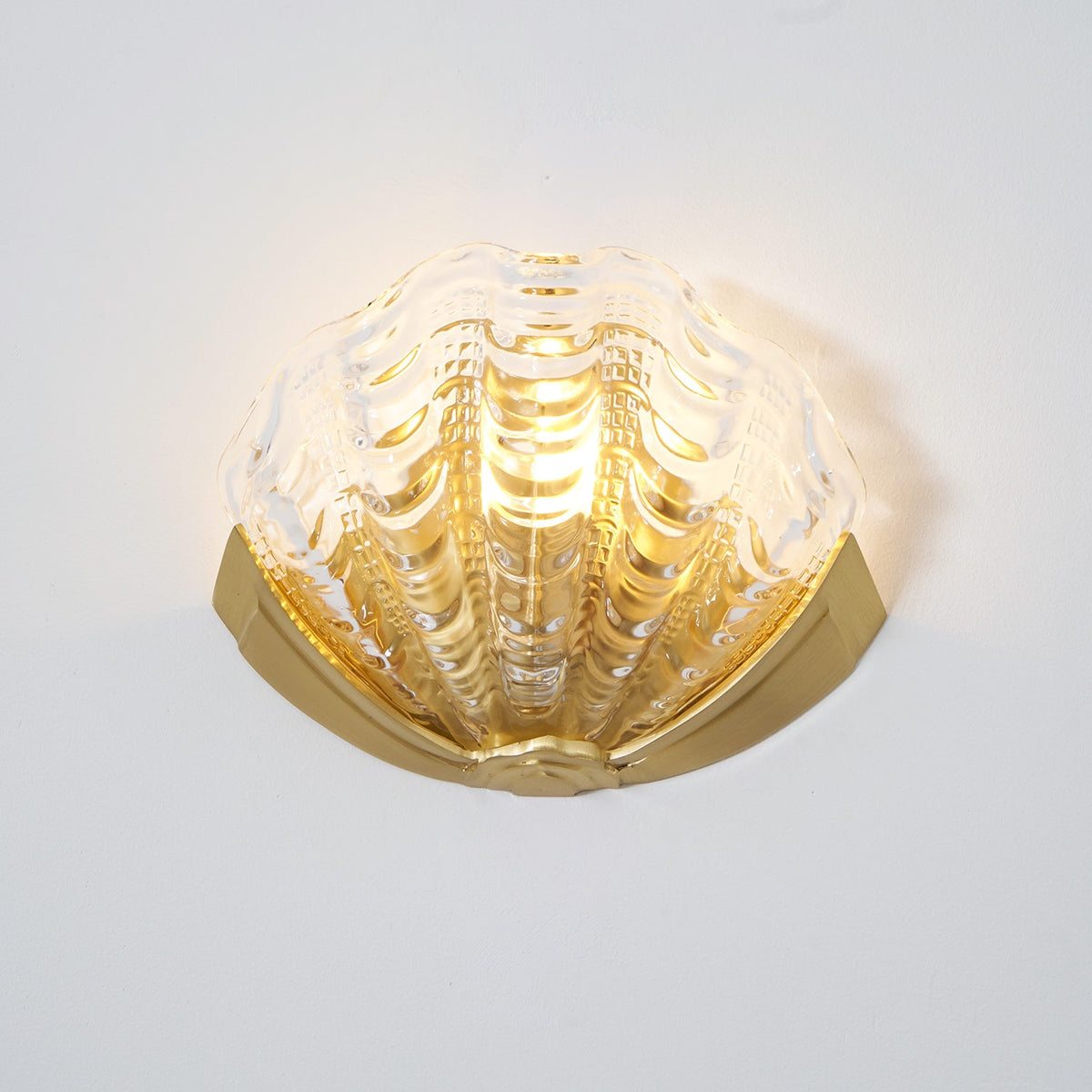 Art Deco Scallop Wall Light