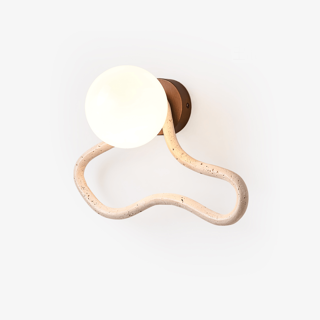 Driftform Travertine Wall Sconce