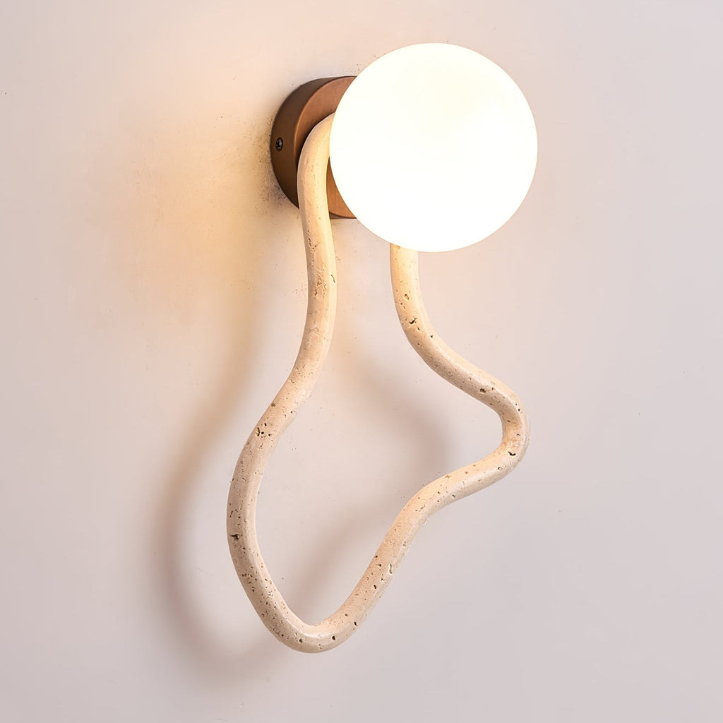 Driftform Travertine Wall Sconce