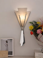 Florent Alabaster Fan Wall Sconce