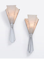 Florent Alabaster Fan Wall Sconce