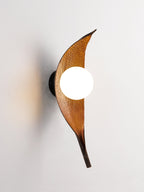 Aureo Leaf Glass Wall Lamp
