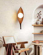 Aureo Leaf Glass Wall Lamp