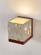 Lucent Travertine Wall Sconce