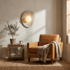 Alira Stone Oval Wall Sconce