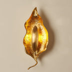 Leaf Brass Wall Lamp