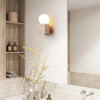 Cube Stone Wall Lamp