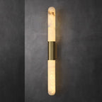 Velin Alabaster Tube Wall Sconce