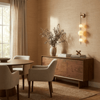 Alabaster Orb Column Wall Sconce