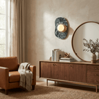 Velora Stone Oval Wall Sconce