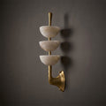 Triple Alabaster Wall Sconce