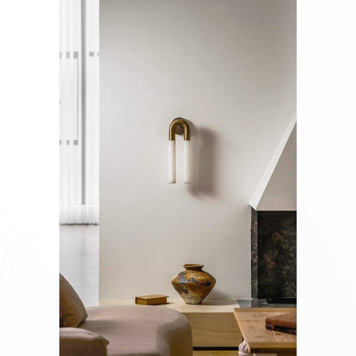 Arch Alabaster Sconce
