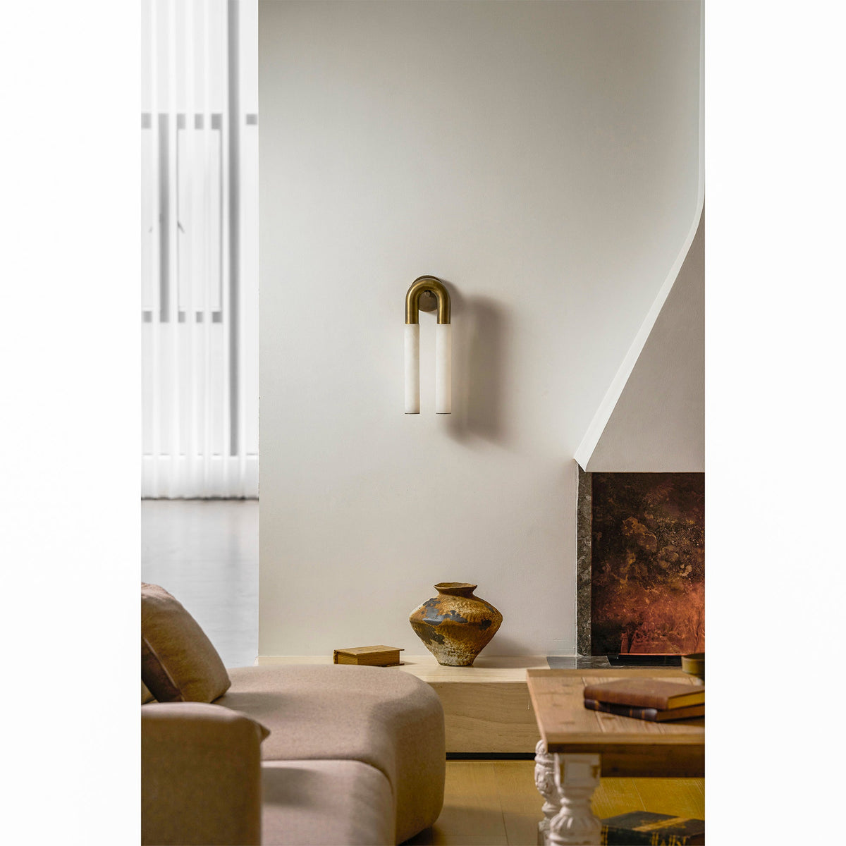 Arch Alabaster Sconce