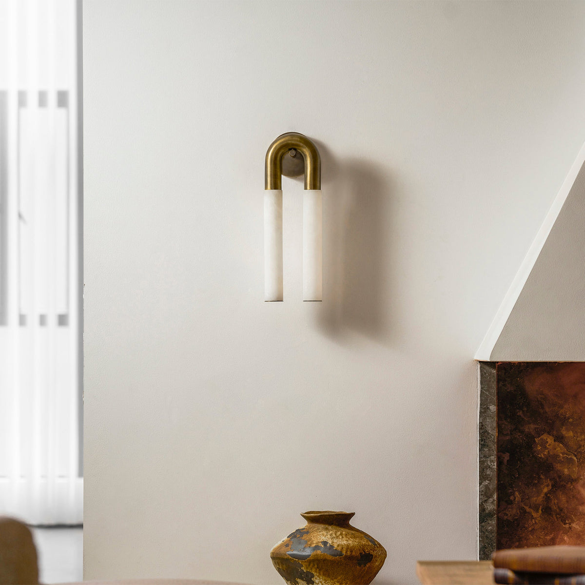 Arch Alabaster Sconce