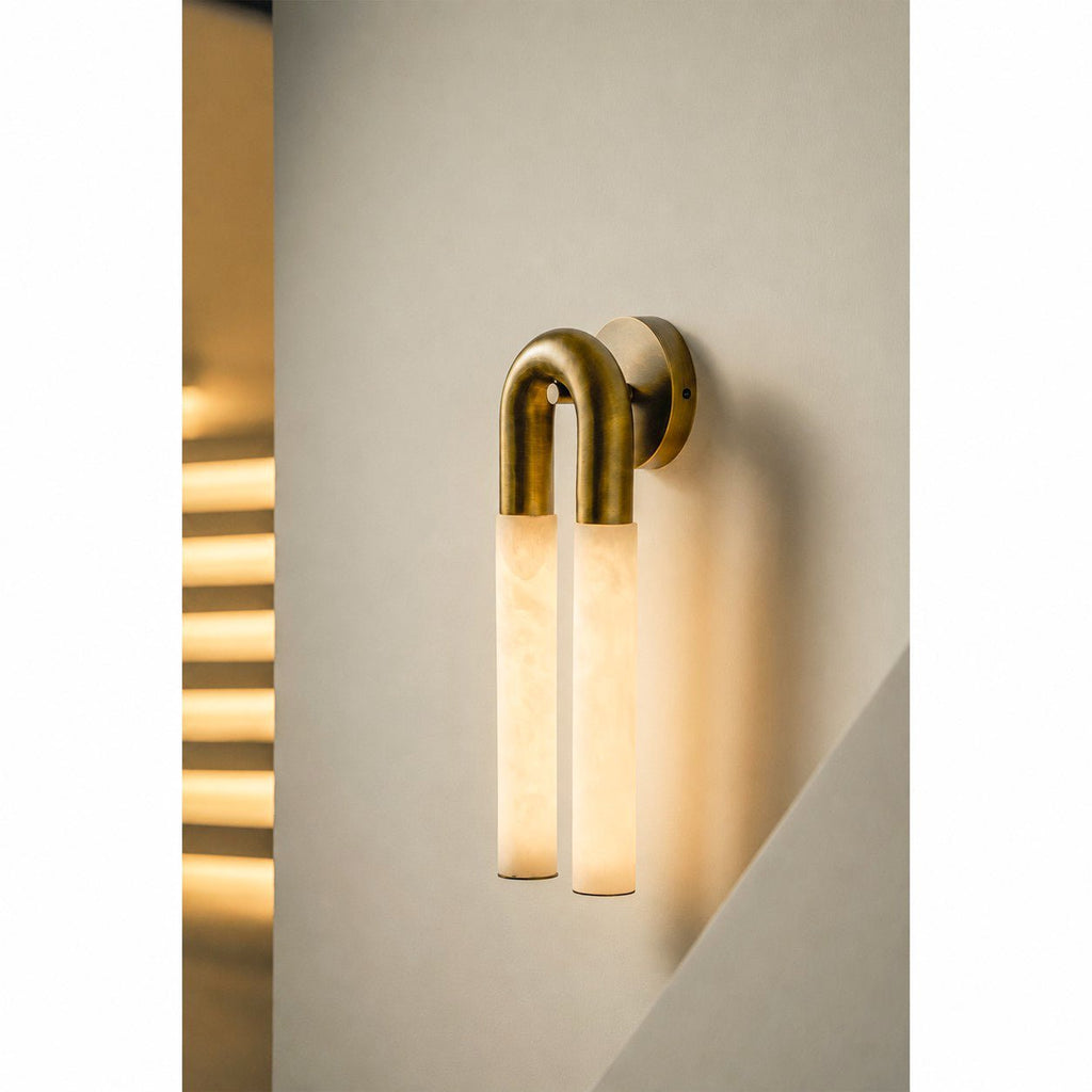 Arch Alabaster Sconce