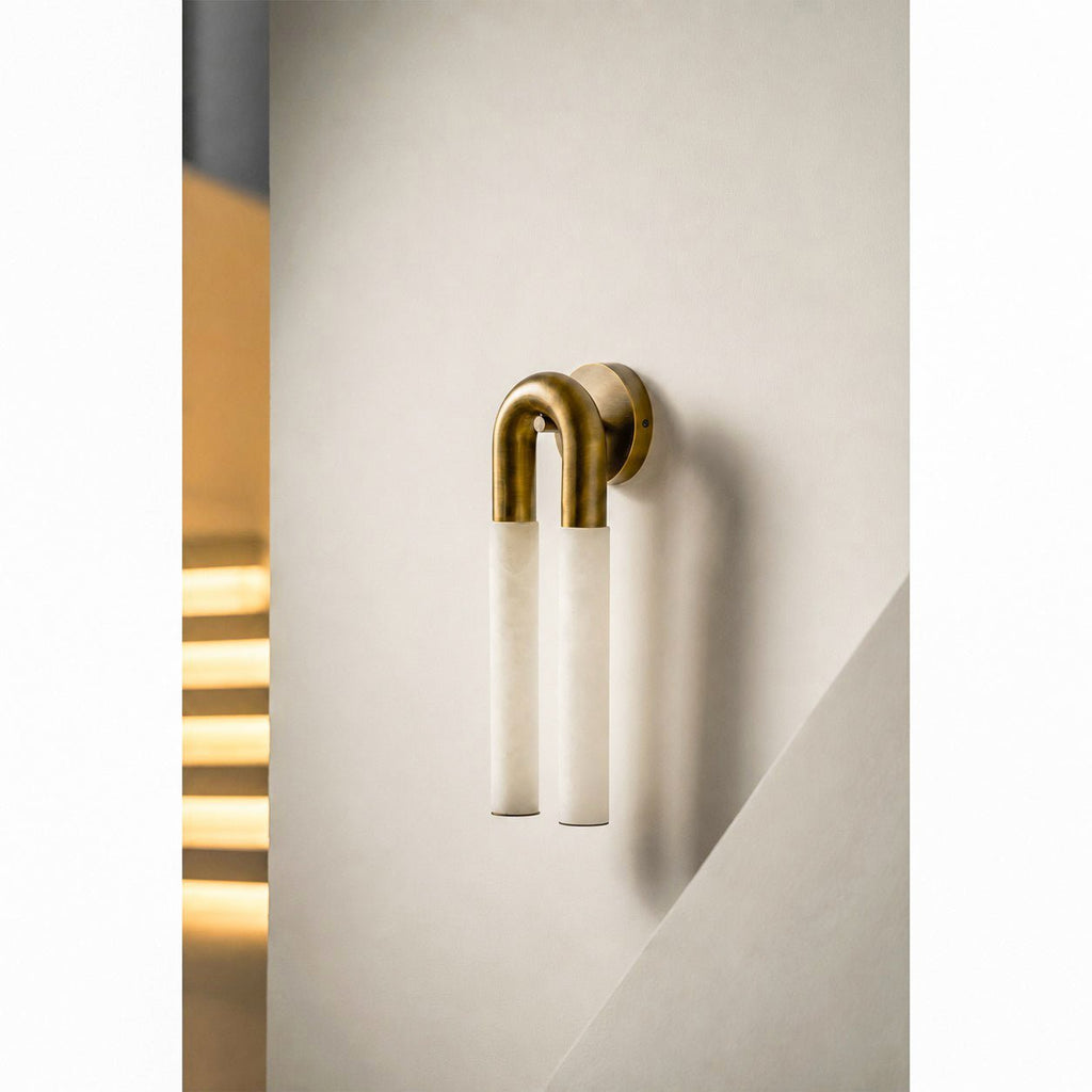Arch Alabaster Sconce