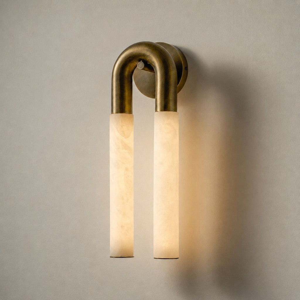 Arch Alabaster Sconce