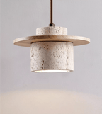 Cylindrical Stone Sconce
