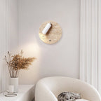 Travertine Axis Directional Sconce