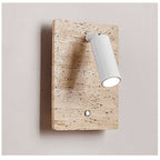Travertine Axis Directional Sconce