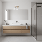 Travertine Triple Spotlight Wall Lamp