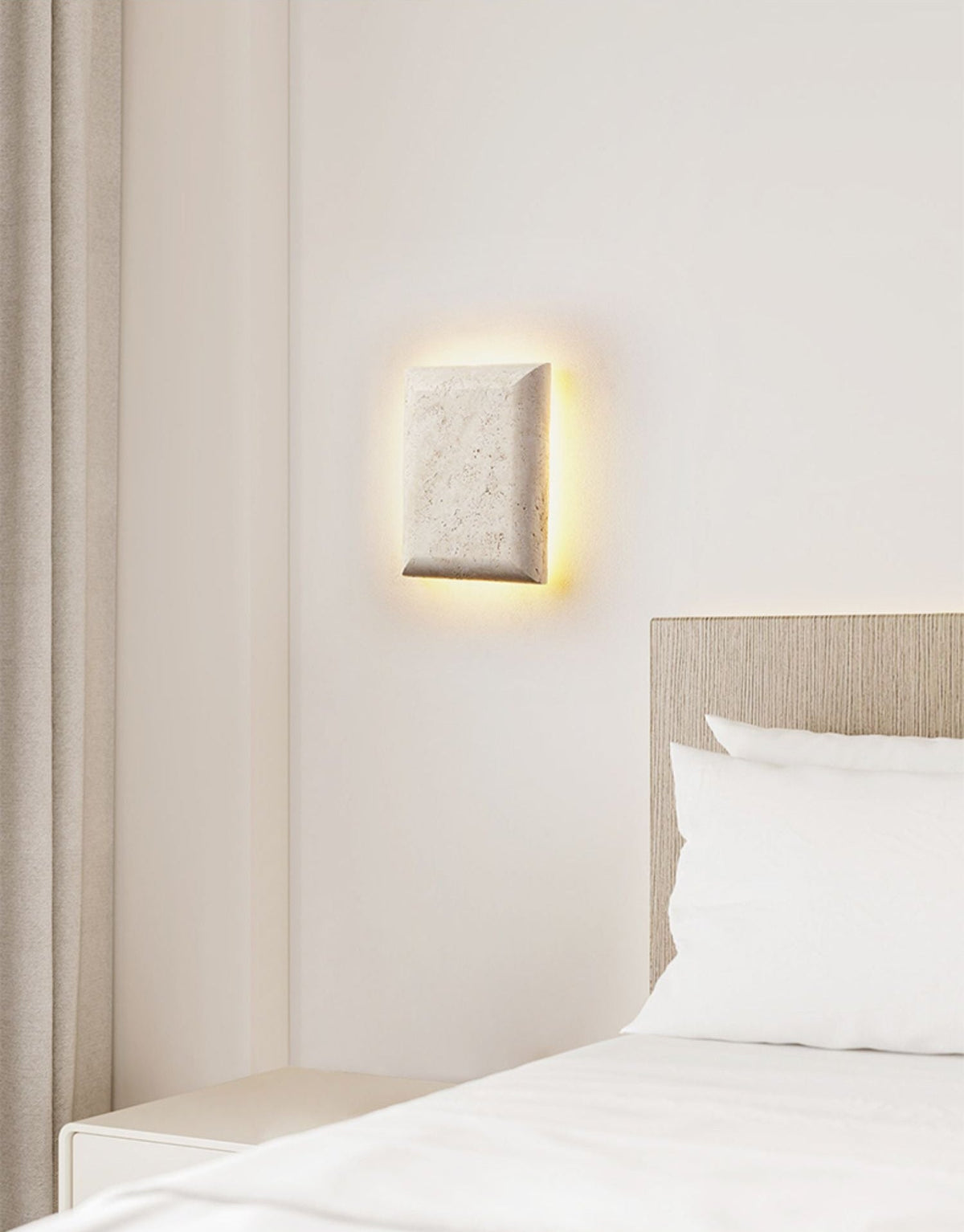 Mesa Glow Travertine Sconce
