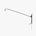 Black Long Arm Wall Lamp