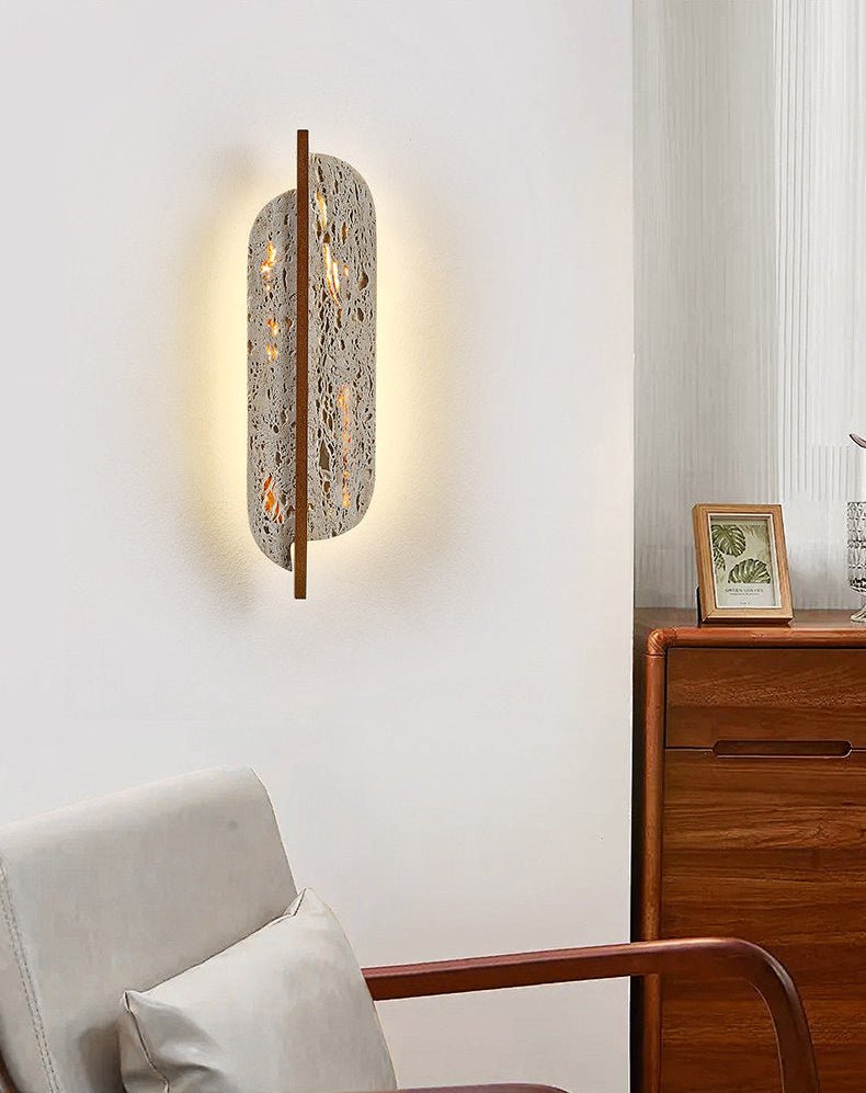 Celeste Travertine Wall Light