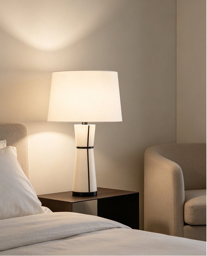 Luxe Leather Table Lamp