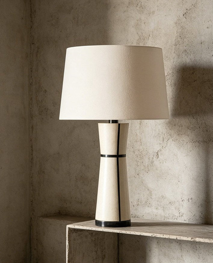 Luxe Leather Table Lamp