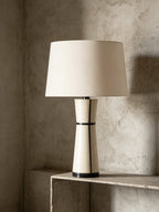 Luxe Leather Table Lamp