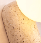 Travertine Pebble Wall Light