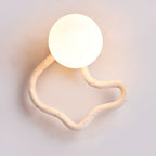 Serpentine Travertine Wall Sconce