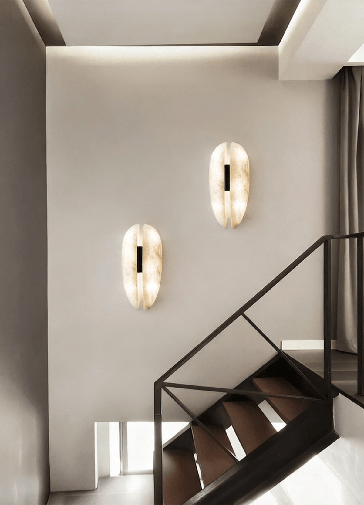 Alabaster Veil Wall Sconce