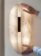 Alabaster Veil Wall Sconce