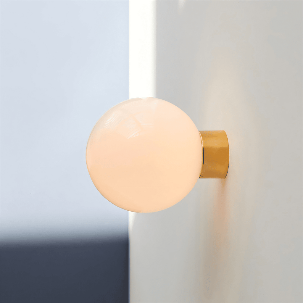 Aura Globe Glass Wall Light