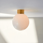 Aura Globe Glass Wall Light