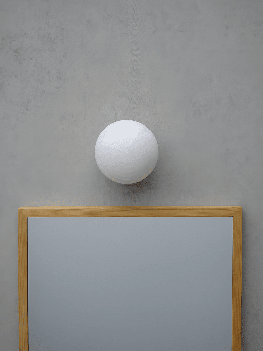 Aura Globe Glass Wall Light